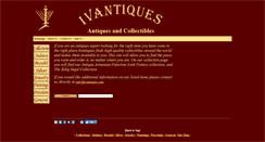 Desktop Screenshot of ivantiques.com